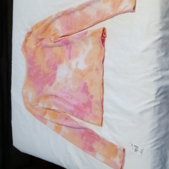 Derek Heart womens short tie dyed long John fabric sweater - Picture 5 of 8